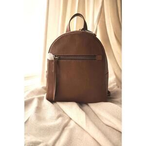 Fossil Megan Brown Leather Backpack NWT